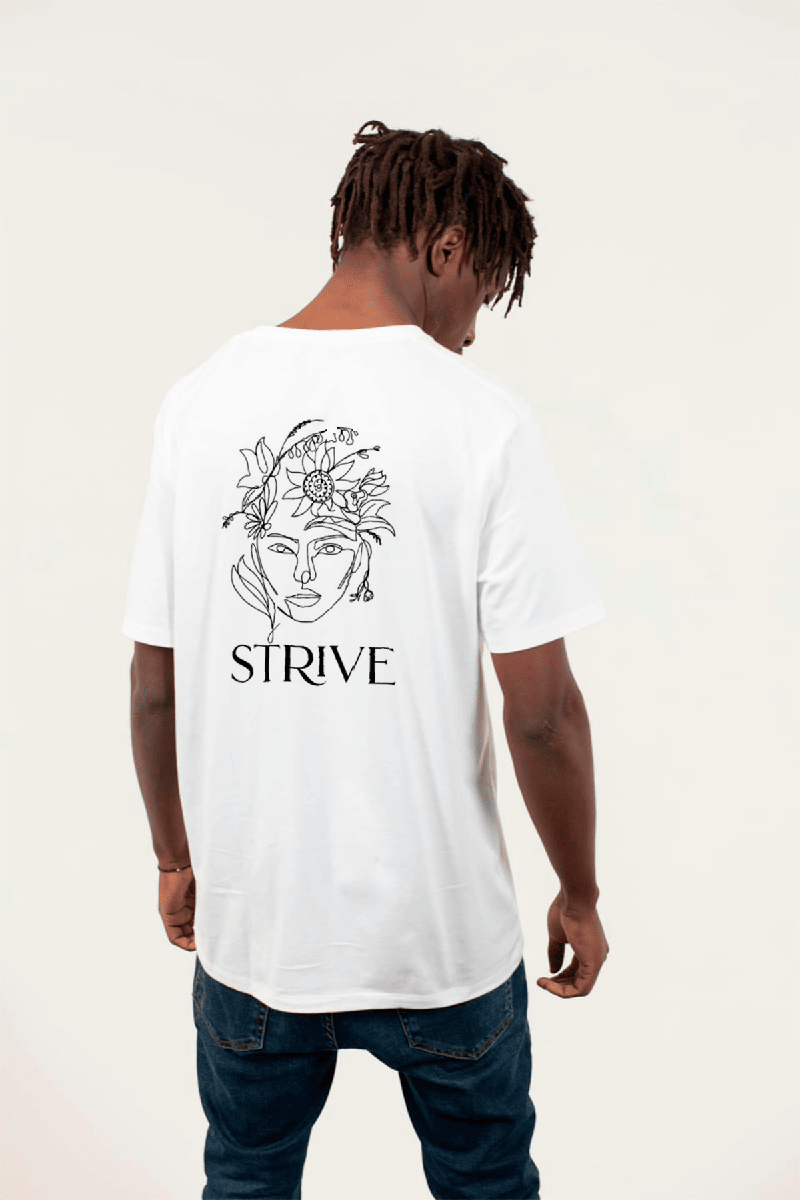 strive the origin  t-shirt beige