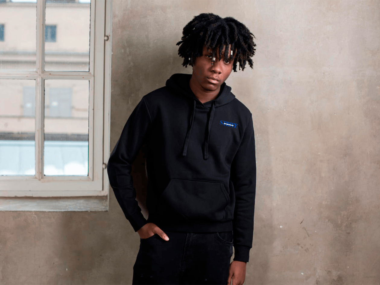 the origin Hoodie black