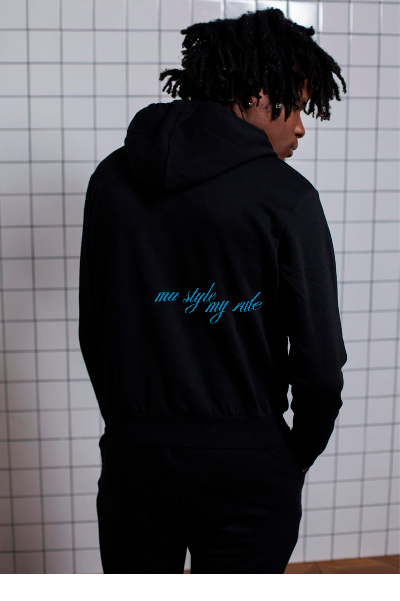 the origin Hoodie black